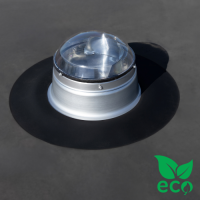 Powerdaylight 25cm buitenzijde rond ECO plat dak