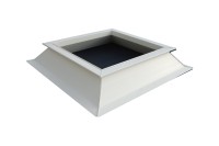 Lichtkoepel opstand PVC smalflens 16 cm hoog