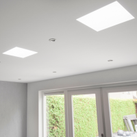 Powerdaylight 25cm binnenzijde vierkant plafondplaat verzonken model