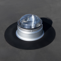 Powerdaylight 35cm buitenzijde rond plat dak