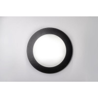 Solatube 25cm Plafondplaat zwart opbouw rond